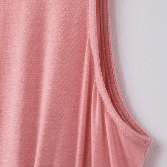 Casual Everyday Button Mini Dress Pink - Picture 13 of 14